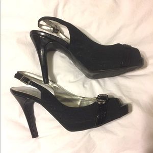 Guess Black 4” heels
